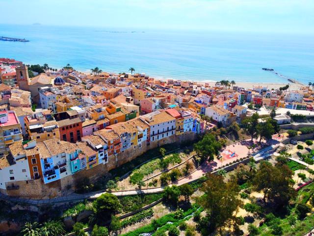 La vila Joiosa desde el cielo